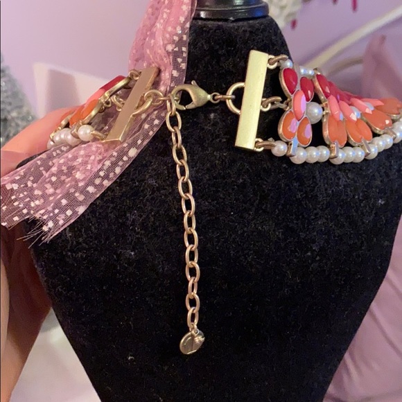 Talbots Multicolor Collar Statement Necklace - Picture 4 of 4